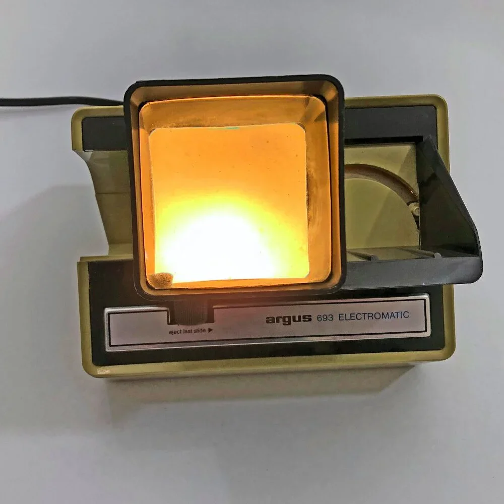 Vintage Argus 693 Electromatic Slide Film Viewer Works